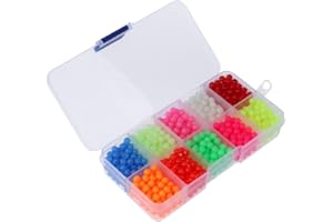 MonkeyJack 1000 Pieces Multicolored Plastic Fishing Bait Eggs