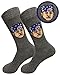 Balanced Co. Prison Mike Dress Socks Michael Scott Funny Socks Crazy Socks Casual Cotton Crew Socks (Gray)
