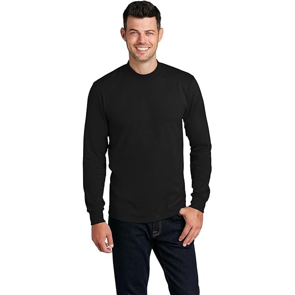 Port & Company Mock Turtleneck, White, XX-Large at Amazon Men's