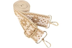 LERSUSI Adjustable Replacement Shoulder Strap Luggage Straps Belt Crossbody Canvas Bag Handbag Purse Strap for Women (A-style 119)