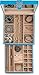 Glenor Co Jewelry Box - 28 Section Organizer with Modern Buckle Closure, Large Mirror & 2 Trays for Women Teens and Girls - Holder for Earring Ring Necklace Bracelet & Watch - PU Leather - Blue