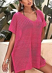 Gertisan Women Swimsuits Cover Ups Crochet Bathing