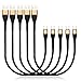 Short USB Type C Cable,ICSEIO 5Pack 1Foot USB A 2.0 to USB-C Fast Charger Cord 1Ft USB C Cable Compatible Samsung Galaxy S10 S9 S8 plus Note 9 8,Moto Z,LG V30 V20 G5,Nintendo Switch,USB C devices