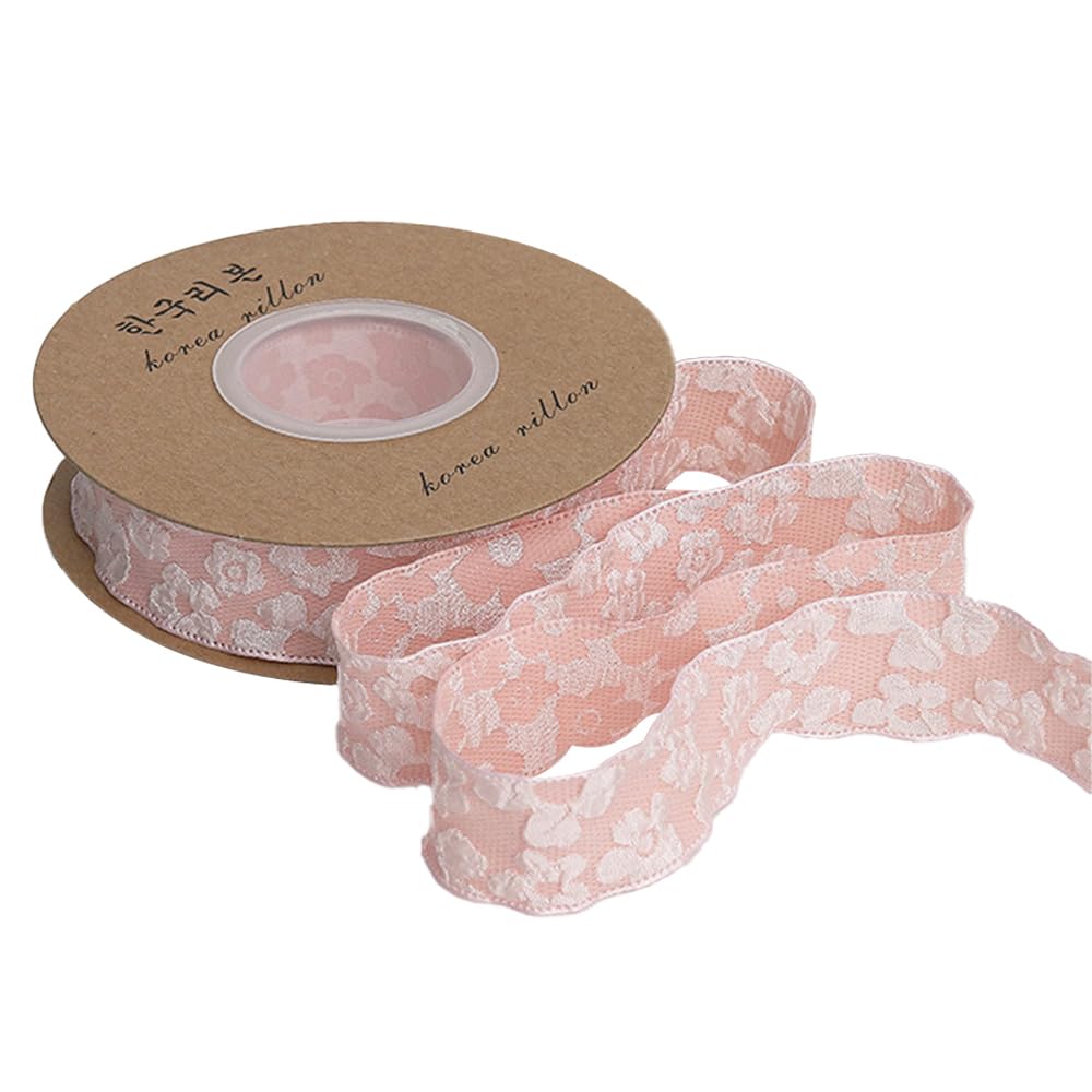 Pink Ribbon - DIY Pink Bow Thick, Ribbon Thick for Gift Wrapping, 2.5cm Wide Bow Decoration for Balloons