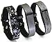 X-ECH Wristbands Replacement Flex Bands with Clasps for Fitbit Flex ONLY for Fitbit Band/Fitbit Flex Band/Fitbit Wristband/Fitbit Flex Wristband (3PCS Flowers-09)