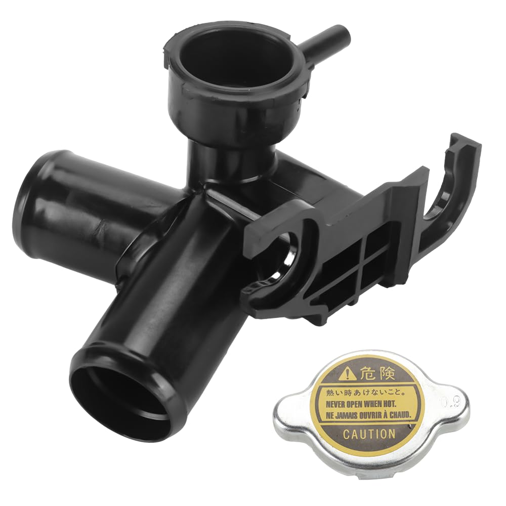 Photo 1 of Engine Radiator Filler Neck with Sealed Cap Upper Radiator Coolant Filler Neck Water Pipe - Compatible for Hyundai Elantra 2011-2016 for Kia Forte5 2014-2018 - Replace Part 25329-3X600/25330-1P000