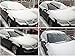Mini-Factory Car Windshield Snow Cover / Sun Shade Protector Exterior Shield Guard - All Weather - Sun, Snow, Ice, Frost and Wind Proof - Extra Thick - Door Flaps