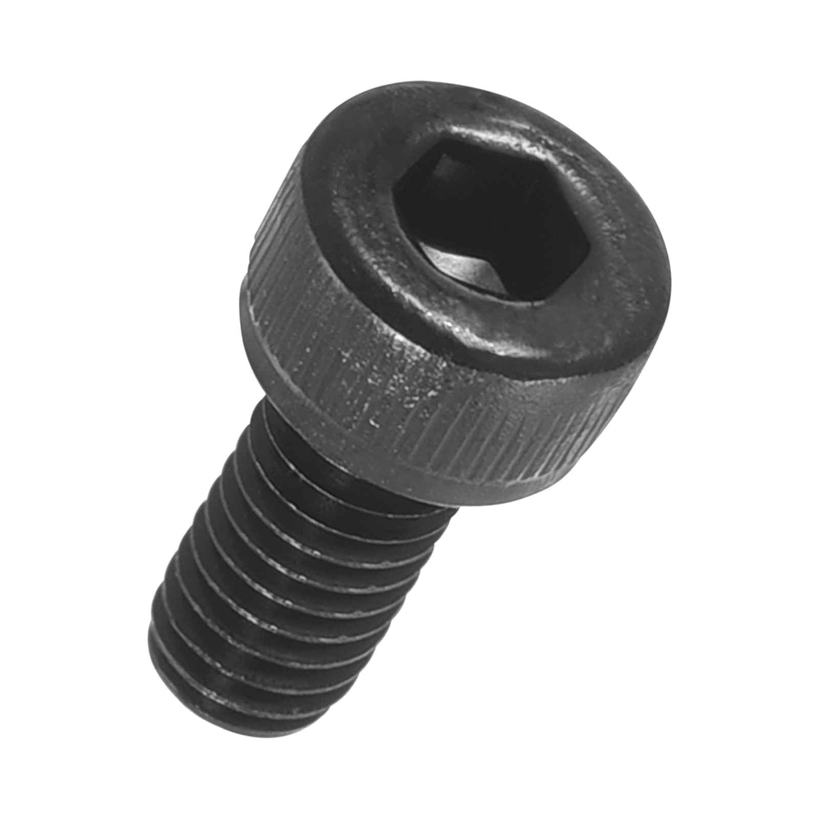 Kozelo 100pcs Socket Head Cap Screws - [M4-0.7 x 8mm] Alloy Steel Black Oxide Grade 12.9 Internal Hex Screw Full Thread for Industrial & Machinery Use, Black