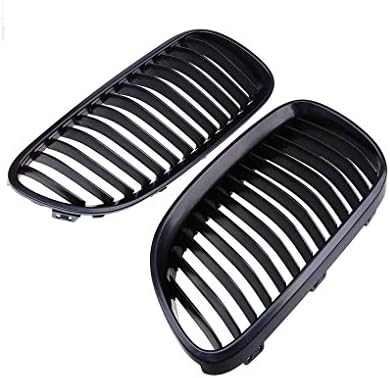 Ruiboury 1 Pair Front Kidney Grille for BMW 3 Series E92 E93 2 Door 2010-2014 Gloss Black Front Hood Center Grill Replacement
