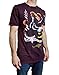Ed Hardy Men's T Shirt Eagle Lightning 67 Style Large Burgundy Mineral