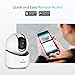 ANNKE 720p IP Camera, 1.0Megapixel Wireless Camera Wi-Fi PT Camera with 2-Way Audio and Remote Pan/Tilt (White)