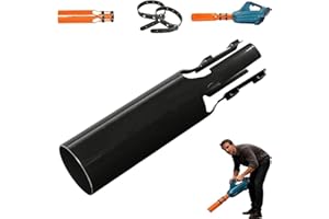 Leaf Blower Air Booster Attachment - Turbo Nozzle Amplifies Airflow Speed & Power for Yard, Lawn, and Driveway Cleanup, 2nd G