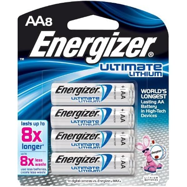 Amazon.com: Energizer L92BP-4 Ultimate Lithium AAA Batteries ...