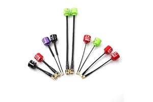 SPARKHOBBY MINI 4 5.8G 2.8Dbi FPV Antenna RHCP High Gain Antenna RC Transmitter ReceiverRacing Drones (Short SMA Purple)