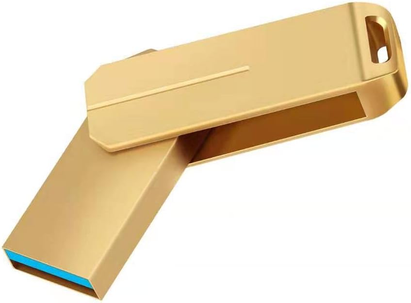 FYEO 1TB USB 3.1 Flash Drives Pen Drive Memory Stick Thumb Drive USB Drives (1TB Gold)