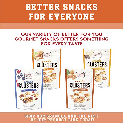 Creative Snacks Chocolate Banana Nut Granola Clusters, Great for