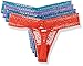 Calvin Klein Women's 4 Pack Stretch Lace Thong Panty