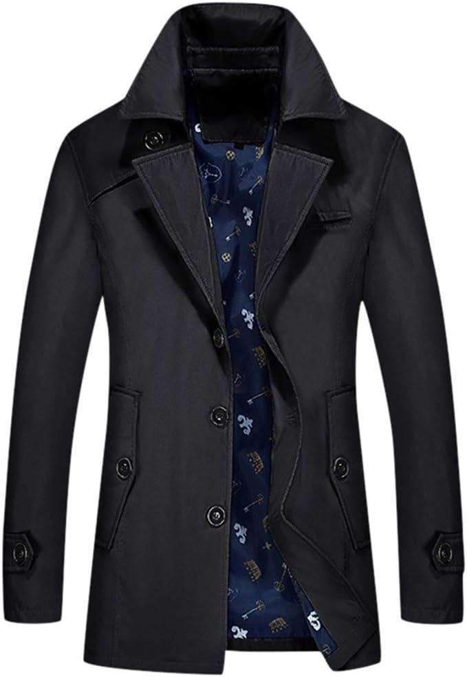 North Face Uomo Trench Doppiopetto Uomo Trench Di Lana Da Uomo