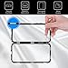 iPhone 7 Case,iPhone 8 Case, MISSCASE Ultra Slim Magnet Protective Case with Metal Frame Tempered Glass Back [Magnetic Adsorption Technology] [Support Wireless Charging](Black Frame + Clear Back)