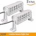 Phenas 2 Pack 36W LED Work Bar Lights, Spot Flood Combo Beam Driving Jeep Off Road Lamps Bar, IP67 Waterproof, 2 Years Warranty - White