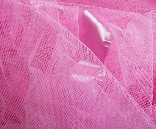Raxsun Baby Crib Canopy Netting Luxury Princess Bed Net Round Hoop Netting Mosquito Net Bedroom Decor (Pink) - Thumbnail 2