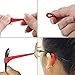 Silicone Glasses Straps INNKER 6 Pack Anti-Slip Sports Glasses Strap with 6 Pairs Ear Grip Hooks Elastic Glasses Strap Eyewear Retainer Eyeglasses Holder Soft Eyeglass Temple Tips for Kids Adult