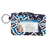 Vera Bradley Zip ID Card Case (Ink Blue)