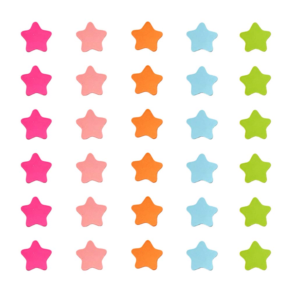 STOBOK 120pcs Star Tiles Blackboard Sticker Refrigerator Magnet for Boys and Girls Classroom Games Star Sticker Magnetic Decor