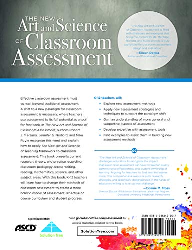 The New Art and Science of Classroom Assessment (Authentic Assessment Methods and Tools for the Clas - //medicalbooks.filipinodoctors.org