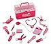 Liberty Imports Medical Box Pink Doctor Nurse Medical Kit Playset for Kids - Pretend Play Tools Toy Set