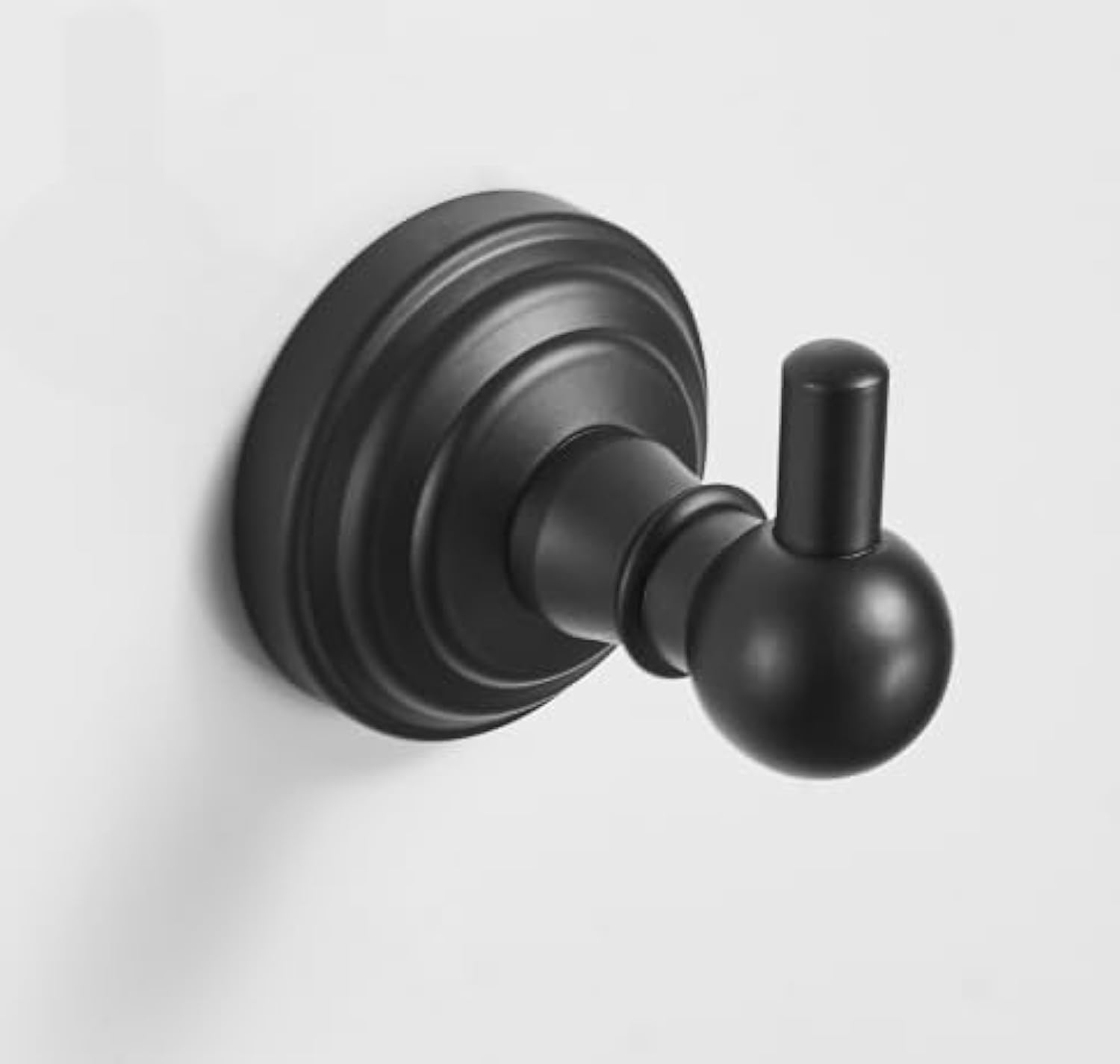 Manissa Robe Storage Towel Hooks Door or Wall Mounted Bathroom Kitchen Accessory Made from Premium 304 Grade Strainless Steel (Matt Black)