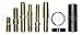 VMS RACING 50 Cal Caliber Black Bullet Antenna in Heavy Gauge CNC Machined Billet Aluminum Short Compatible with Toyota Tundra