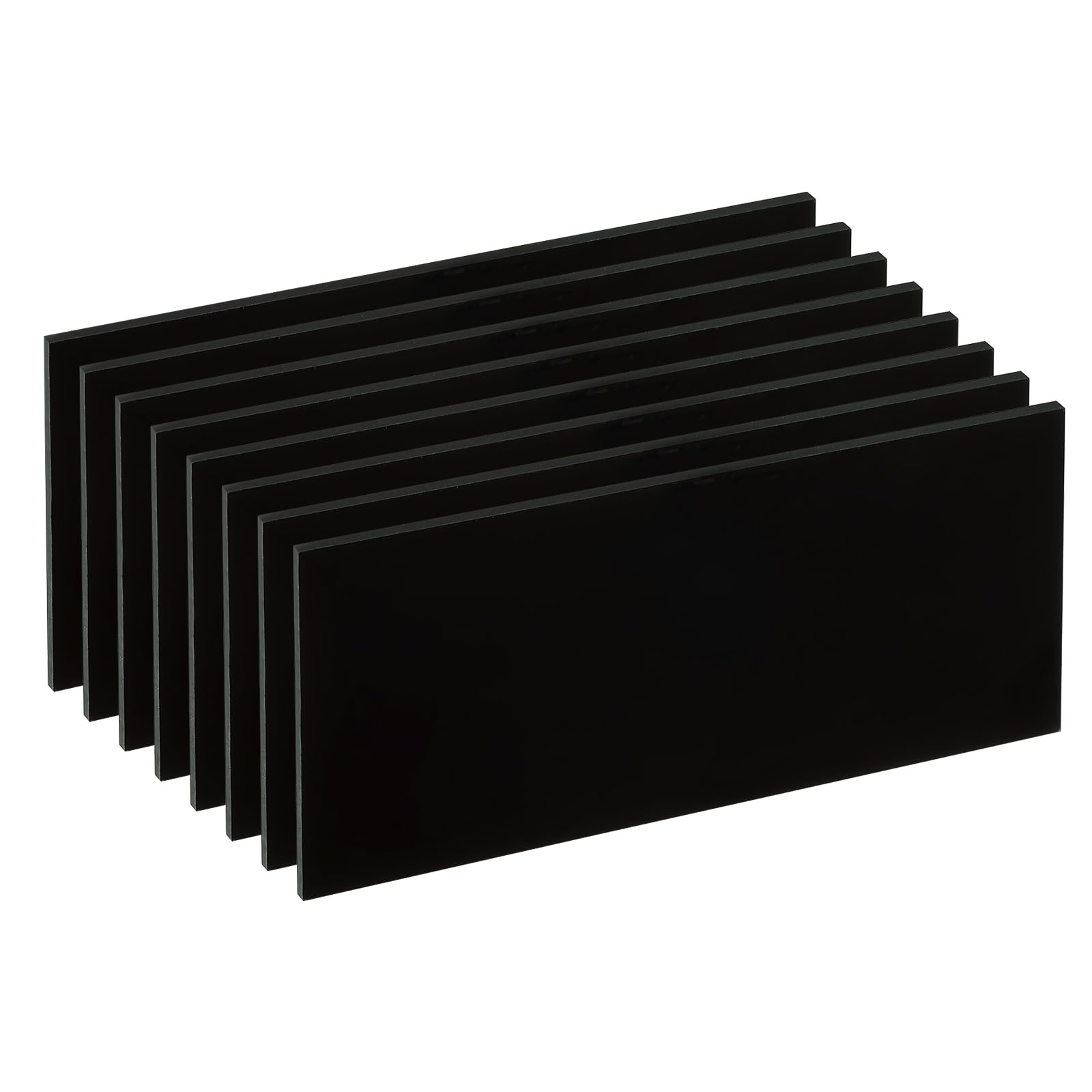 PATIKIL Welding Len Shade 12 Glass 4.25"x 2", 8 Pack Hardened Glass Black Darkening Filter Plates Covers Replacement for Weld Helmet Hood