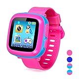 Kids Smart Watch Girls Boys,Smart Game Watch with Camera Touch Screen Pedometer,Perfect Holiday Birthday Toys Gifts (Joint Blue)