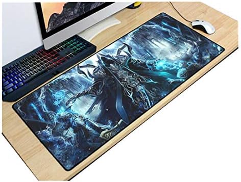 Extended Gaming Mouse Pad Mat Professional Large Size Desk Mat,DIABLO,Non-slip Rubber Mouse Mat (900 x 400 x 3mm, 21)