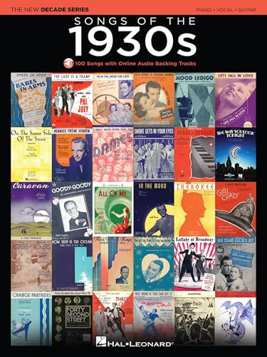 Songs of the 1930s: The New Decade Series with Online Play-Along Backing Tracks…