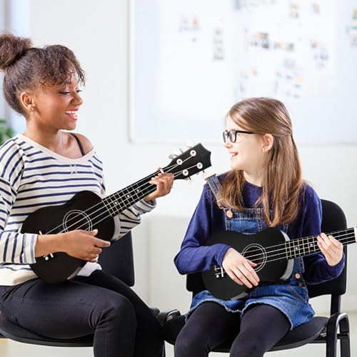 Gavzrt Ukulele 21 Polegadas, Acústico Soprano, Violao Acustico, Kit Ukulele 21 Polegadas, Ukulele Concert, Violão Iniciante, Com Afinador Capa 4 Palhetas Corda Reserva e Manual, Ukelele