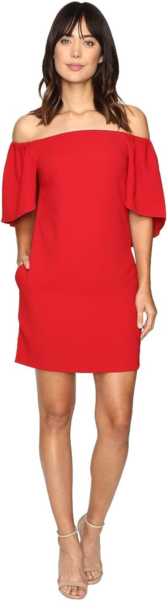 trina turk red zeal dress