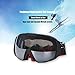 D&S OTG Ski Goggles Over Glasses with Googles Case - Skiing,Snow,Snowboard,Snowboarding,Snowmobile Eyewear with Dual Anti-fog,UV Lens - Large Frame for Adult,Men,Women,Youth