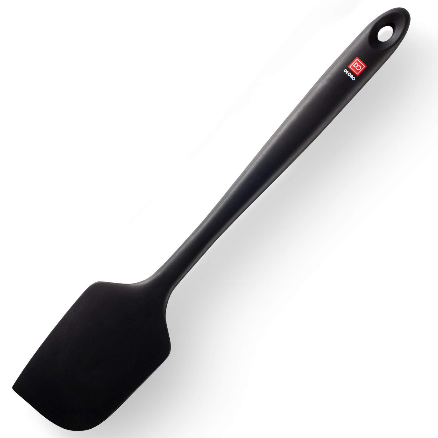 Photo 1 of DI ORO Seamless Series Pro 14 Inch Extra Large Silicone Spatula - 600°F Heat-Resistant Rubber Spatula - Great for Baking, Cooking, and Scraping - BPA Free and LFGB Certified Food Safe Silicone (Black)