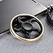 Tegion Fan Wheel Hands Fidget Spinner Toy -Light And Compact For Smaller Hands- Speed Bearing with 3 Min+ Spinning Time -Super Smooth durable ABS Frame and Precision Brass Material (Engraved Ring)