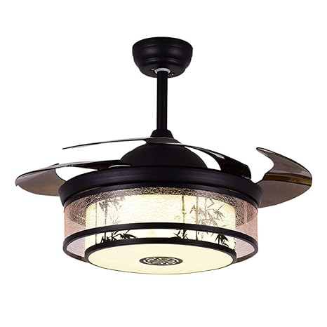 Ceiling Fan Ambient Light Invisible Silent Fan Chandelier Home