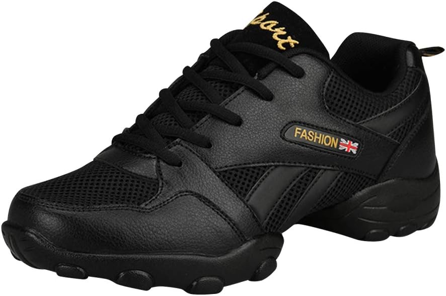 Yudesun Dance Shoes Men - Outdoor Split Sole Jazz Practice Shoe Sneakers Slip Resistant Trainers Ballroom Modern Dancewear Teaching