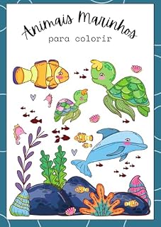 Livro Livro para Colorir - Animais Marinhos