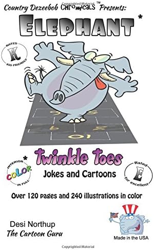 Elephant 1 -- Twinkle Toes -- Jokes and Cartoons: in Full COLOR Paperback – 4 Jul 2014