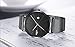 Watch VOEONS Slim Mens Watches, Analog Quartz Casual Black Wrist Watch for Men