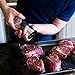 Stainless Steel Salt & Pepper Grinder Set with Stand - Adjustable Ceramic Rotor | Glass Body | Stainless Steel Stand | Salt Mill and Pepper Mill | Kitchen Tool