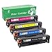 GREENSKY Compatible Toner Cartridge Replacement for HP CF380X ( Black,Cyan,Magenta,Yellow , 4-pack )