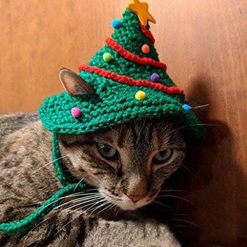犬のコスチューム 愛犬猫帽子 クリスマスツリーの形 クリスマスキャットハット手作りのクリスマスツリーモデルキャットハットペットフェスティバルハット かわいい お祝いドレスアップ 写真撮影 S グリーン B07zgndmqy 254円 人気海外一番 100 品質保証 全品