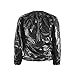 bargain house Sauna Suit - Heavy Duty Fitness Weight Loss Sweat Sauna Suit Exercise Gym Anti-Rip Black L